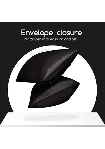 Siyah Abd Kralı (20 x 36 Inç) Soğutma İpeksi Saten Zarf Kapatma Yastık Kılıfı (Yurt Dışından) indirimleri