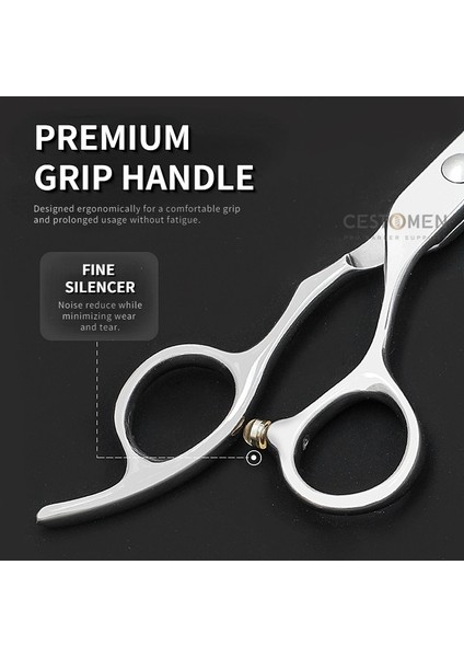 Iki Boyutlu Tarak Yeni Profesyonel JP440C Çelik 6 '' 2 In 1 Saç Makası Tarak Saç Kesimi Berber Saç Kesme Makası Kuaför Makası (Yurt Dışından)