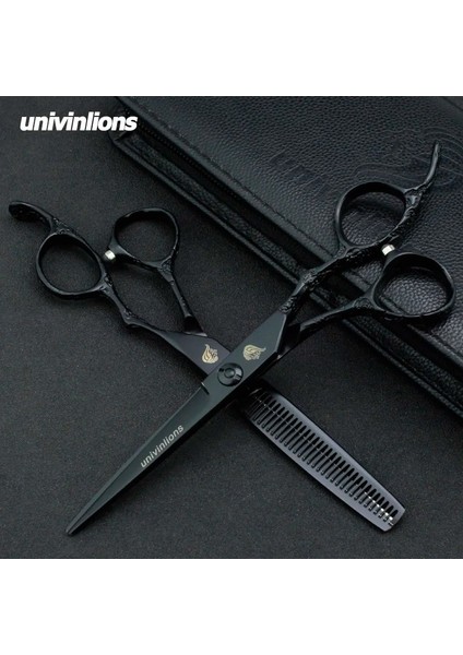 6005HEI-CUT 6 "univinlions Profesyonel Kuaför Berber Inceltme Makası Saç Kesme Güzellik Salonu Sissors Japon Kuaförlük Makas (Yurt Dışından)