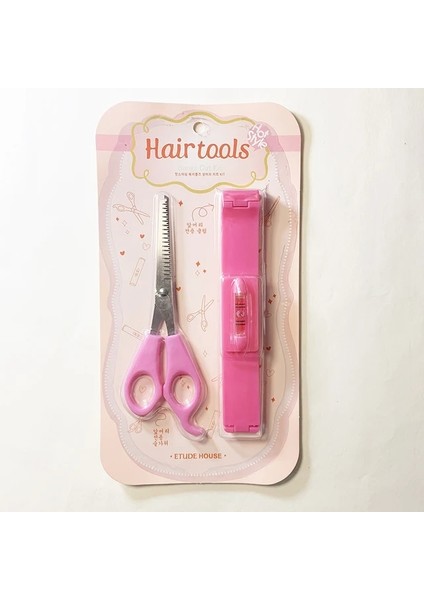 2 2 Adet/grup Dıy Yeni Kadın Saç Saç Düzeltici Saçak Kesim Araçları Cetvel Patlama ile Kesme Makas Budama Seti Kuaförlük Berber Aletleri (Yurt Dışından)