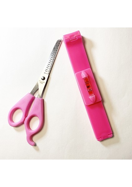 2 2 Adet/grup Dıy Yeni Kadın Saç Saç Düzeltici Saçak Kesim Araçları Cetvel Patlama ile Kesme Makas Budama Seti Kuaförlük Berber Aletleri (Yurt Dışından) modelleri