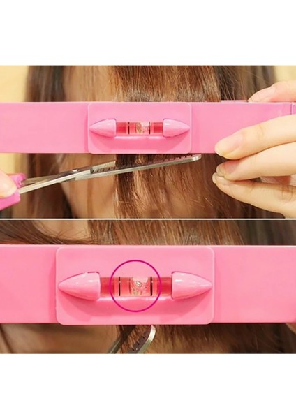 2 2 Adet/grup Dıy Yeni Kadın Saç Saç Düzeltici Saçak Kesim Araçları Cetvel Patlama ile Kesme Makas Budama Seti Kuaförlük Berber Aletleri (Yurt Dışından) fırsatları