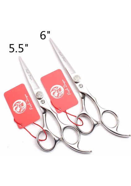 Z9013 Yin C 6n 5.5 "6.0" Japonya Titanyum Gümüş Vida Mor Ejderha Profesyonel Kuaför Makası Kesme Makası Salon Saç Makas Z9013 (Yurt Dışından) fiyatları