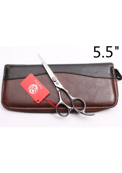 Z9013 Yin C 6n 5.5 "6.0" Japonya Titanyum Gümüş Vida Mor Ejderha Profesyonel Kuaför Makası Kesme Makası Salon Saç Makas Z9013 (Yurt Dışından) fırsatları