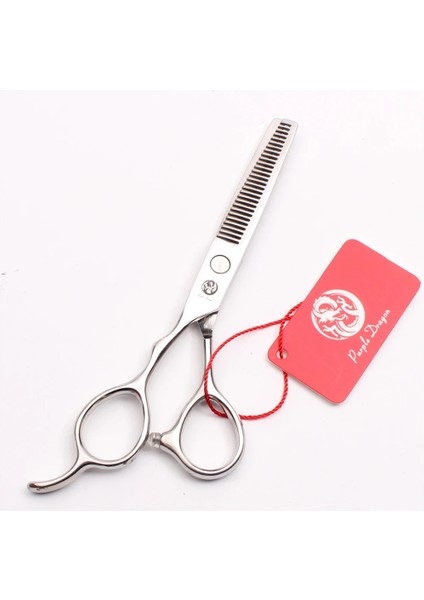 Z8000 Yin D 6n Z8000 6 Inç 17.5 cm Sol El Paslanmaz Mor Ejderha Parlak Kuaförlük Makas Kesme Makası Inceltme Makası Saç Makası (Yurt Dışından) fırsatları