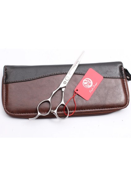 Z8000 Yin D 6n Z8000 6 Inç 17.5 cm Sol El Paslanmaz Mor Ejderha Parlak Kuaförlük Makas Kesme Makası Inceltme Makası Saç Makası (Yurt Dışından) indirimleri