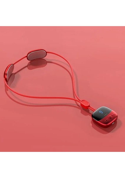 Kırmızı Mini Ems Taşınabilir Boyun ve Omuz Masajı Güvenli Gizlemek Isı Elektrikli Darbe Derin Doku Kolye Şekli Kişisel Sağlık (Yurt Dışından)