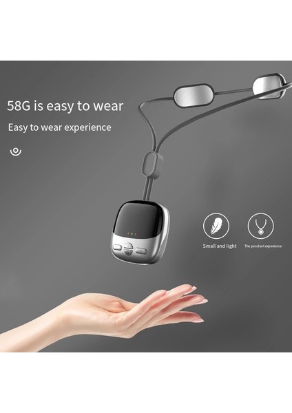 Kırmızı Mini Ems Taşınabilir Boyun ve Omuz Masajı Güvenli Gizlemek Isı Elektrikli Darbe Derin Doku Kolye Şekli Kişisel Sağlık (Yurt Dışından) indirimleri