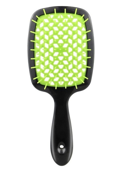 Yeşil Geniş Diş Hava Yastığı Masaj Tarak Salon Saç Bakımı Şekillendirici Tarak Anti Arapsaçı Anti-Statik Saç Fırçası Kafa Tarak Kuaförlük Araçları (Yurt Dışından)