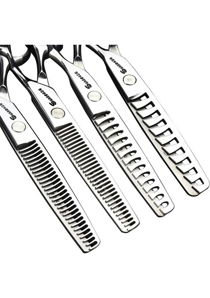 6 Inç Set 6/6.5/7/7.5 Inç Profesyonel Kuaför Berber Makası Saç Kesimi Inceltme Setleri Saç Makası Ince Kaymaz ve Aşınmaya Dayanıklı (Yurt Dışından) modelleri