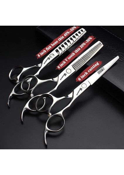 6 Inç Set 6/6.5/7/7.5 Inç Profesyonel Kuaför Berber Makası Saç Kesimi Inceltme Setleri Saç Makası Ince Kaymaz ve Aşınmaya Dayanıklı (Yurt Dışından) fırsatları