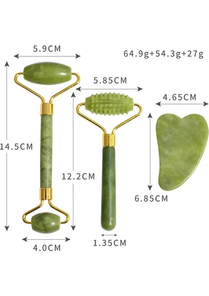 Green-B Doğal Yeşim Güzellik Kazıma Yüz Masajı Rulo Taramalar Meridyenler ve Akupunktur Noktaları Kaldırır Kırışıklıkları Sıkılaştırır Yorgunluğu Ortadan Kaldırır (Yurt Dışından) fırsatları