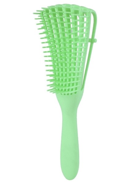 Yeşil Salon Dolaşık Açıcı Fırça Kıvırcık Saçlar Için Kaymaz Kauçuk Ahtapot Saç Fırçası Tarak Saç Derisi Masaj Fırçaları Saç Şekillendirici Aracı (Yurt Dışından)