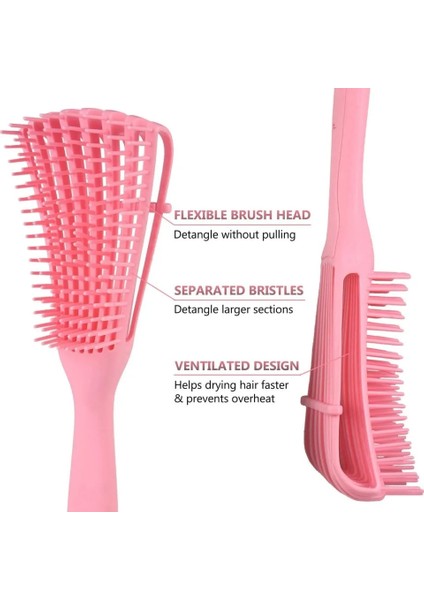 Yeşil Salon Dolaşık Açıcı Fırça Kıvırcık Saçlar Için Kaymaz Kauçuk Ahtapot Saç Fırçası Tarak Saç Derisi Masaj Fırçaları Saç Şekillendirici Aracı (Yurt Dışından) indirimleri