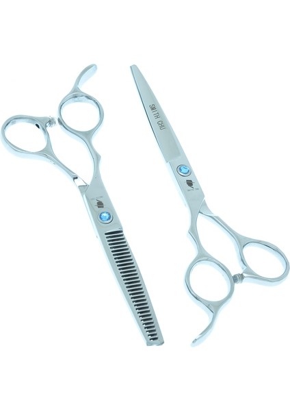 A0046C-01-60 Sol El Kesme Makası 5.5 "6.0" Smith Chu Salon Kuaför Solak Berberler Için Inceltme Makası Saç Makası A0045C (Yurt Dışından) modelleri