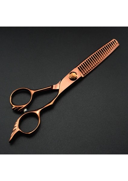 Inceltme Profesyonel Japonya 440C 6 '' Bronz Kesim Saç Makas Kesme Berber Makas Saç Kesimi Makas Inceltme Makası Kuaförlük Makas (Yurt Dışından)