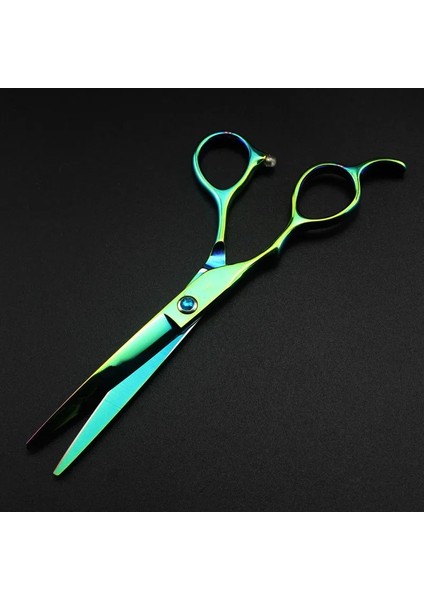 Set Profesyonel Japonya 440C Yeşil Solak 6 ''saç Makas Kesme Berber Makas Saç Kesimi Inceltme Makası Kuaförlük Makas (Yurt Dışından) modelleri