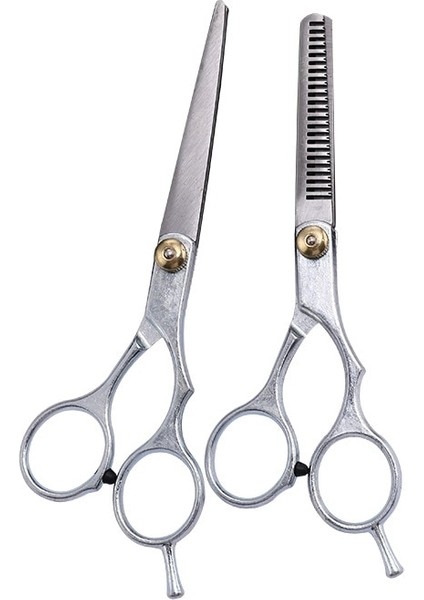 Düz Makas Kadın Erkek Inceltme Makası Saç Şekillendirici Berber Aletleri Saç Kesme Profesyonel Kuaförlük Makas Salon Saç Şekillendirici Araçları (Yurt Dışından)