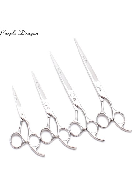 Z1006 Yin C 5.5yy Saç Makas Mor Ejderha 5" 5.5" 6" 6.5" 7" 7.5" 8" Jp Paslanmaz Kuaförlük Makas Kesme Makası Inceltme Makası Z1006 (Yurt Dışından)