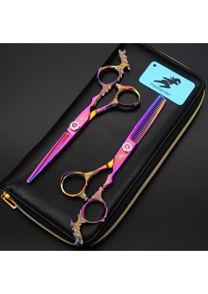 1 Takım 6,0 Inç.freelander Daha Fazla Stil/renk Ejderha Sapı Profesyonel Kuaförlük Makasına Sahiptir Berber Makası Yüksek Kaliteli Salon (Yurt Dışından) indirimleri