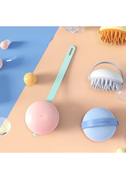 Mavi Yetişkin Saç Derisi Masaj Fırçası Erkekler ve Kadın Şampuan Fırçası Yumuşak Tutkal Banyo Şampuanı Tarak Uzun Saç Yıkama Saç Derisi Baş Masajı (Yurt Dışından) fırsatları