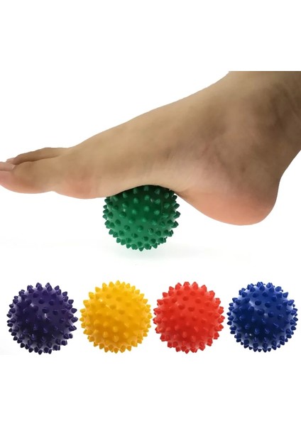 Kırmızı Dayanıklı Pvc Dikenli Kirpi Masaj Topu Yoga Fasya Topu Tetik Noktası Fitness Kas Gevşeme El Ayak Boyun Bacak Ağrısı Giderici (Yurt Dışından) modelleri