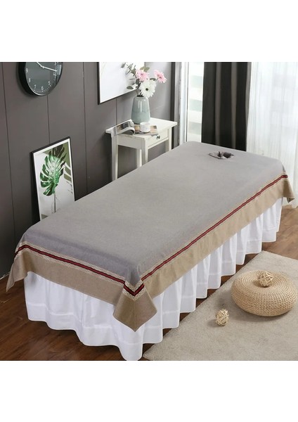 Fuşya Yeni Lüks Güzellik Salonu Özel Çarşaf Spa Bakımları Masaj Kalınlaşmak Pamuk ve Keten Saf Pamuk Çarşaf 130 cm * 230 cm (Yurt Dışından) fırsatları