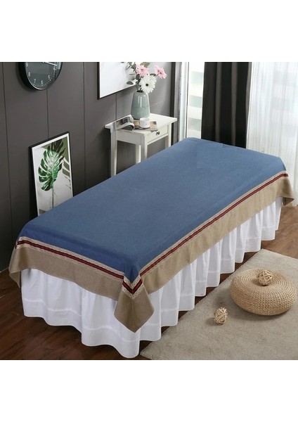 Fuşya Yeni Lüks Güzellik Salonu Özel Çarşaf Spa Bakımları Masaj Kalınlaşmak Pamuk ve Keten Saf Pamuk Çarşaf 130 cm * 230 cm (Yurt Dışından) indirimleri