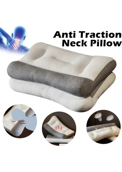A S-40X60CM Süper Ergonomik Yastık Ergonomik Boyun Masaj Yastığı Boyun Sedye Omuz Masaj Yastığı Servikal Omurga Düzeltme Yastıkları (Yurt Dışından)