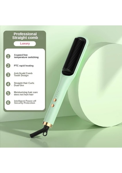Açık Yeşil Ab Tak Çok Fonksiyonlu Sıcak Hava Fırçası Saç Kurutma Makinesi Iyon Üfleme Düzleştirici Bigudi Tarak Bir Adım Profesyonel Salon Saç Şekillendirici ve Dolgunlaştırıcı (Yurt Dışından) fiyatları