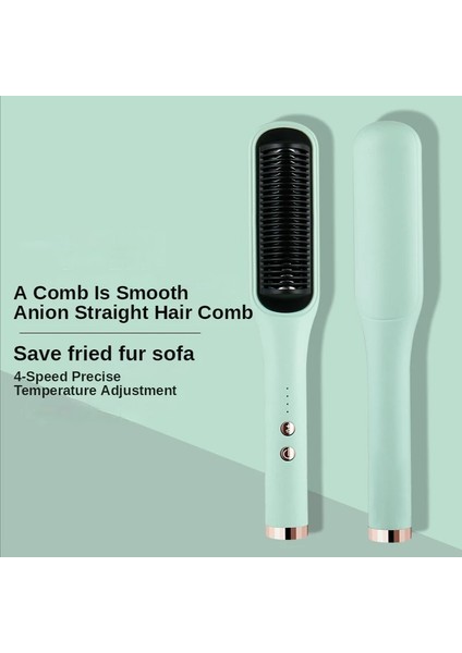 Açık Yeşil Ab Tak Çok Fonksiyonlu Sıcak Hava Fırçası Saç Kurutma Makinesi Iyon Üfleme Düzleştirici Bigudi Tarak Bir Adım Profesyonel Salon Saç Şekillendirici ve Dolgunlaştırıcı (Yurt Dışından) fırsatları