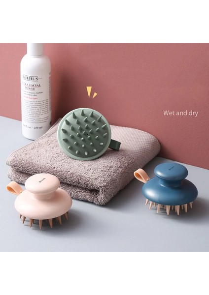 Bu Silikon Şampuan Kafa Saç Derisi Masaj Fırçası Silikon Vücut Fırçası Saç Yıkama Tarak Banyo Spa Duş Fırçası Masaj Fırçası Saç Fırçası (Yurt Dışından) modelleri