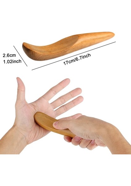 Stil D Ahşap Tetik Noktası Masaj Aletleri, Profesyonel Gua Sha Lenfatik Drenaj Araçları, Tüm Vücut Ağrısını Gidermek Için Ahşap Terapi Masajı (Yurt Dışından)