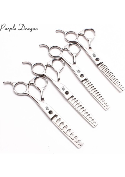 Z2000 Lan Ljt 6n 6 "paslanmaz Mor Ejderha Salon Saç Makas Inceltme Makası Kuaförlük Makas 8/14/18 Diş Inceltme Oranı 35%-50% Z2004 (Yurt Dışından) fırsatları