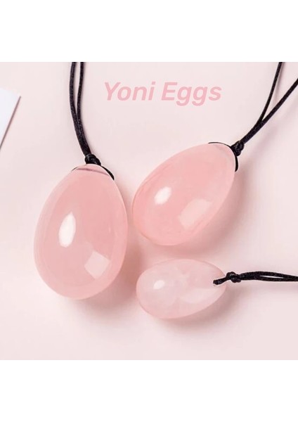 M Boyutu Yoni Yumurta Yoni Yumurta Seti Doğal Yeşim Vajinal Masaj Toplarını Sıkın Gül Taş Kegel Egzersiz Kas Masajı Kristal Yoni Değnek Kegel Yumurta (Yurt Dışından) fiyatları