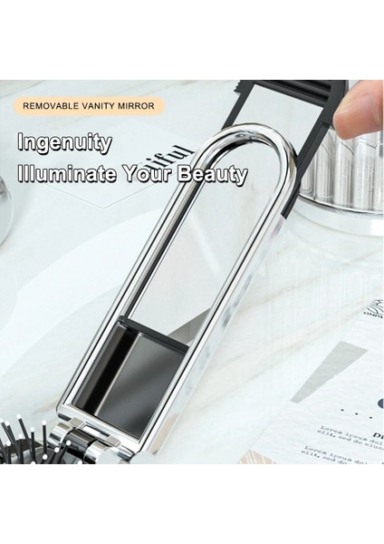 Pochacco Katlanabilir Hava Yastığı Tarak Kadın Saç Derisi Masaj Tarak Taşınabilir Saç Fırçası Oyma Ev Salon Kuaförlük Aracı Masaj Fırçası (Yurt Dışından) indirimleri