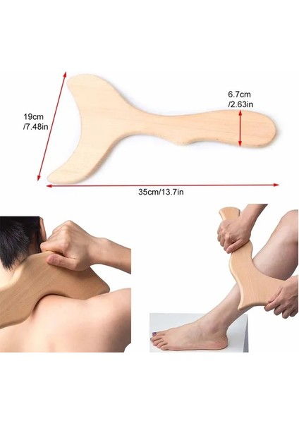 1 Adet - Tip 7 Ahşap Terapi Masaj Aletleri, Ahşap Gua Sha Anti Selülit Masaj Silindiri Aracı, El Selülit Blasters Küp Masajı (Yurt Dışından)
