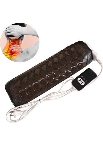 Isıtma Yok 220V Doğal Turmalin Masajı Boyun Yastığı Sırt Bel Uzak Kızılötesi Terapi Servikal Traksiyon Masajı Sağlık Gevşeme (Yurt Dışından) fiyatları