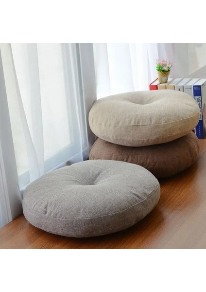 Yeşil 45X45 cm Yuvarlak Şekil 2 Boyutu Pamuk Keten Koltuk Minderi Ipek Pamuk Çekirdek Tatami Yastık Yastık Ev Dekorasyon Yumuşak Araba Kanepe Yastık (Yurt Dışından) fiyatları