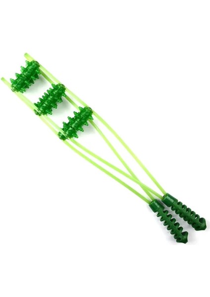 4 Rulo Yeşil Çok Fonksiyonlu Sırt Masajı Rulo El Haddeleme Masaj Aletleri Omuz Boyun Vücut Ince Rahatlatmak Için Taşınabilir Masaj Kemeri (Yurt Dışından)