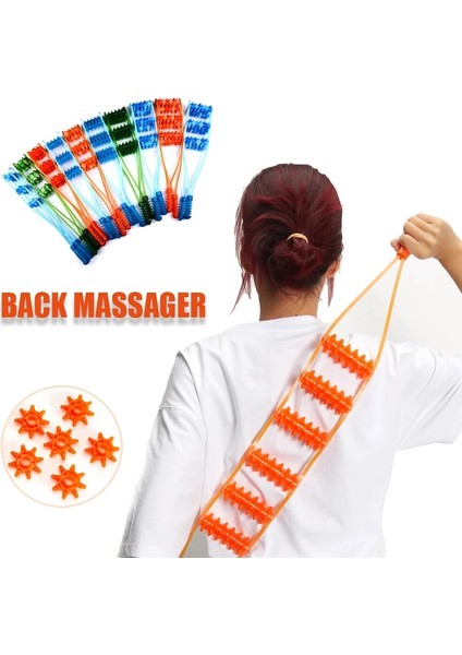 4 Rulo Yeşil Çok Fonksiyonlu Sırt Masajı Rulo El Haddeleme Masaj Aletleri Omuz Boyun Vücut Ince Rahatlatmak Için Taşınabilir Masaj Kemeri (Yurt Dışından) fiyatları