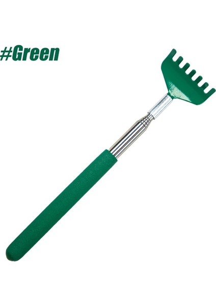 Yeşil 1 Adet Metal Geri Scratcher Teleskopik Tpr Kauçuk Saplı Çelik Geniş Pençe, Yüz Kafa Derisi Popo Scratcher Sırt Masajı Aracı (Yurt Dışından) fiyatları