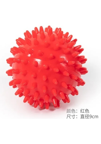 9 cm Kırmızı Spor Fasya Topu Plantar Kas Gevşeme Boyun Topu Pvc Yoga Akupunktur Noktası Masaj Topu Yoga Topu Ev Spor Salonu Ekipmanları (Yurt Dışından) fiyatları