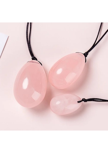 Pembe-M 100% Saf Doğal Kuvars Yoni Yumurta Seti Kegel Egzersiz Topları Vginal Topları Kas Yeşim Yumurta Masaj Topu Vajinal Sıkma Topu (Yurt Dışından) fiyatları