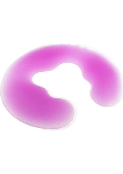 Mor Yeniden Kullanılabilir Masaj Masa Yatağı Silikon Jel Yüz Dinlenme Beşik Yastığı (Yurt Dışından)