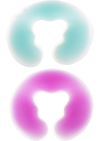 Mor Yeniden Kullanılabilir Masaj Masa Yatağı Silikon Jel Yüz Dinlenme Beşik Yastığı (Yurt Dışından) indirimleri