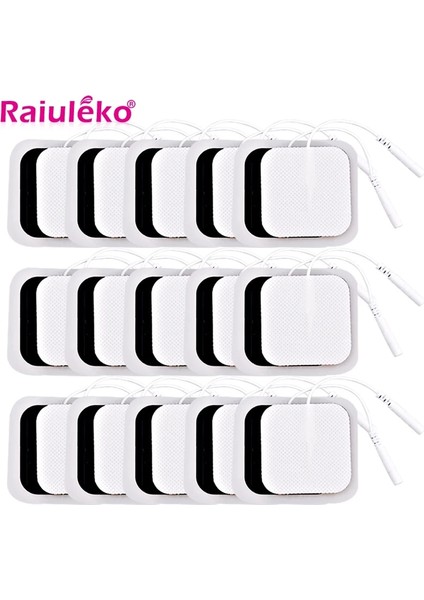 5x5 cm 20 Adet 10/20 Adet Kendinden Yapışkanlı Yedek Onlarca Elektrot Pedleri Kare 5*9/5*5 cm Kas Stimülatörü Elektrikli Dijital Makine Masajı (Yurt Dışından)