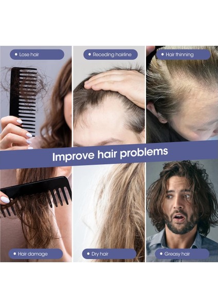 Beyaz Set USB Şarj Kırmızı ve Mavi Işık Elektrikli Kablosuz Kızılötesi Işın Masaj Tarak Saç Büyüme 3 Mod Titreşim Kafa Derisi Ipl Masaj Bakımı (Yurt Dışından) fırsatları