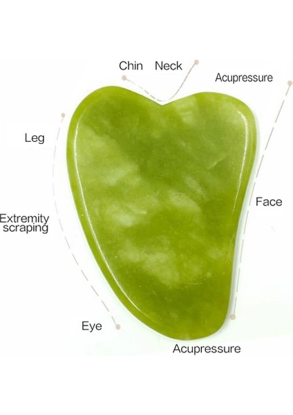 U Doğal Yeşim Yüz Masajı Gua Sha Taş Yüz Guasha Masaje Yüz Tahtası Akupunktur Noktası Göz Bakımı Spa Masaj Aracı Masaj Sima (Yurt Dışından) fırsatları