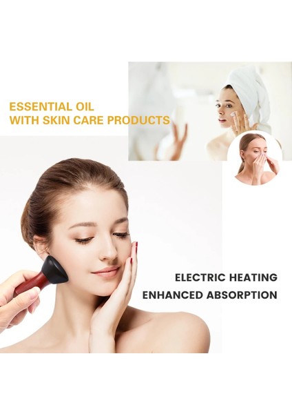 S-Au Fiş Volkanik Sıcak Taş Masajı Gua Sha Doğal Sıcak Taş Iğne Sırt Boyun Yüz Masajı Spa Bakımı Kasları Rahatla Cilt Kırışıklıkları Gidermek (Yurt Dışından)